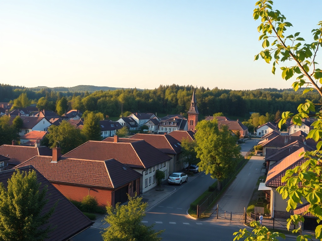 Bocian biały lecący nad Brodnią z rozłożonymi skrzydłami podczas wiosennego powrotu z Afryki
