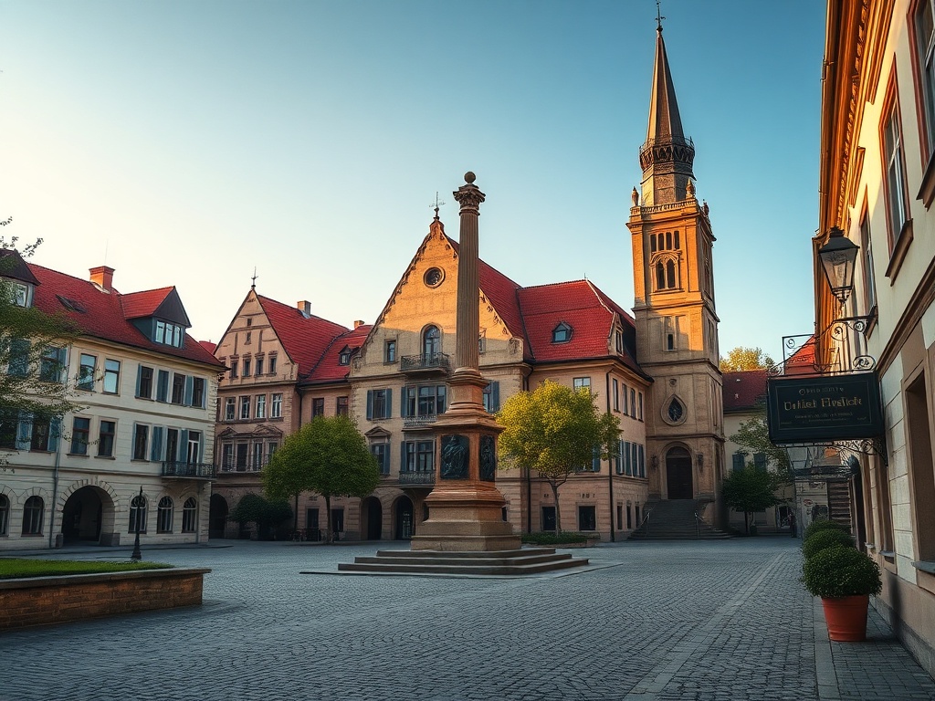 Widok na Brodnickie Jezioro z fragmentem zamku w tle