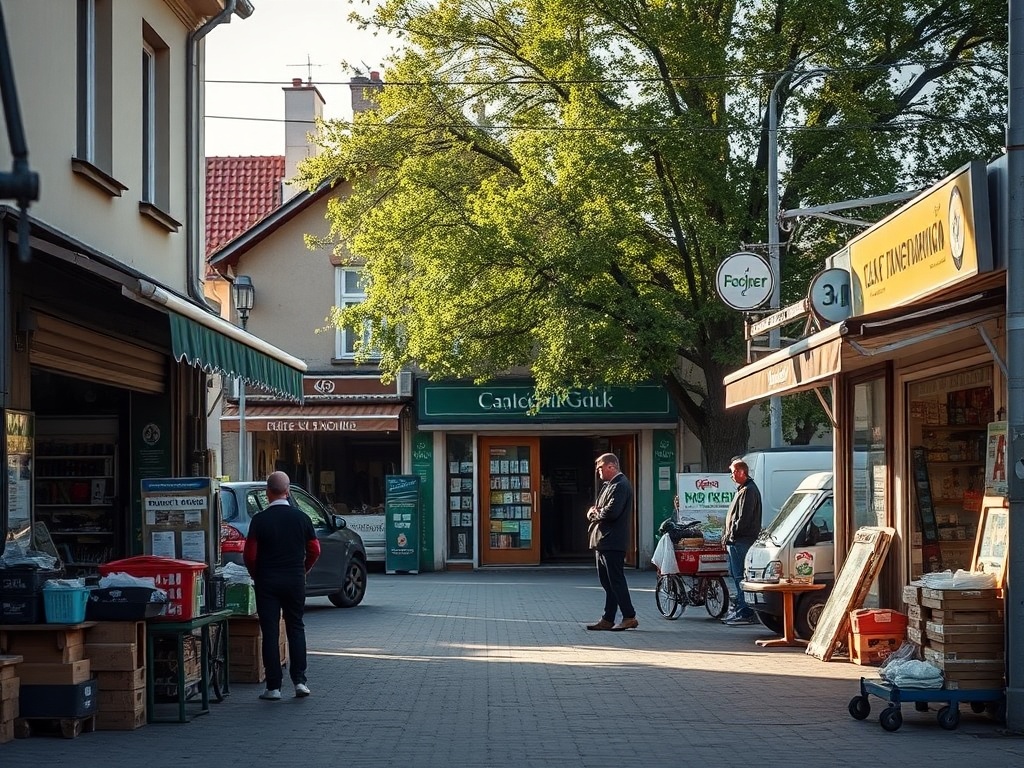 Zegar tyka na tle budynku Urzędu Skarbowego w Brodnicy, symbolizujący zbliżający się termin składania PIT.