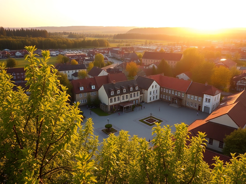 Widok na Jezioro Brodnickie podczas słonecznego dnia, idealne miejsce na majówkę